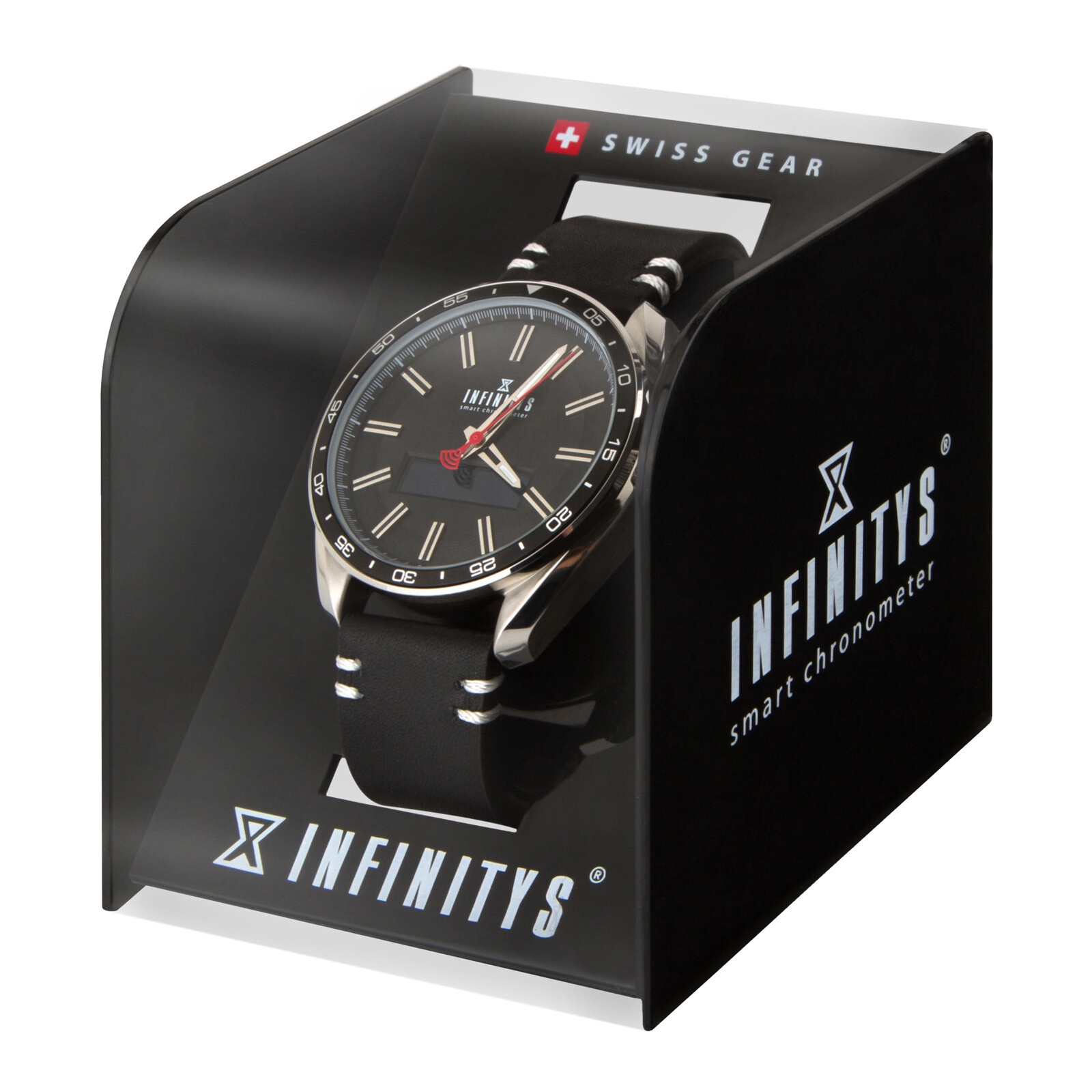 Смарт-годинник Atrix INFINITYS X10 45mm Swiss Classic Chrono Steel-black Смарт-го (swwpaii1sccstlb) зображення 4