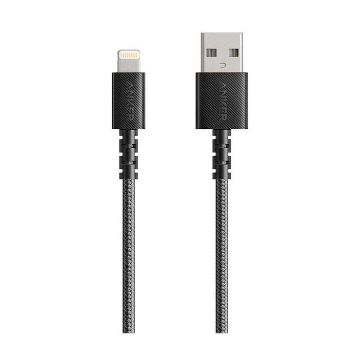 Дата кабель USB 2.0 AM to Lightning 1.8m black Anker (A8013H11/A8013H12)