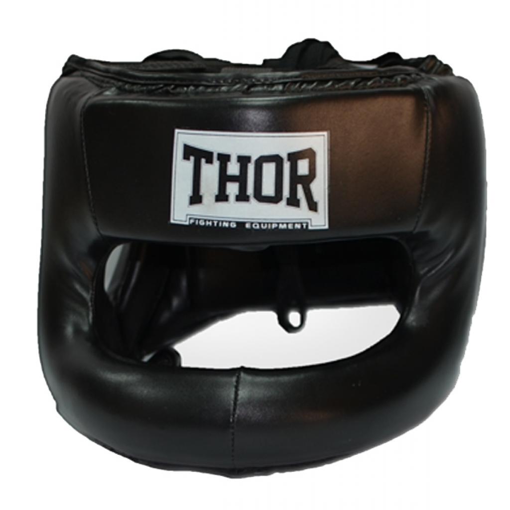 Боксерський шолом Thor 707 Nose Protection XL Black (707 (PU) BLK XL)