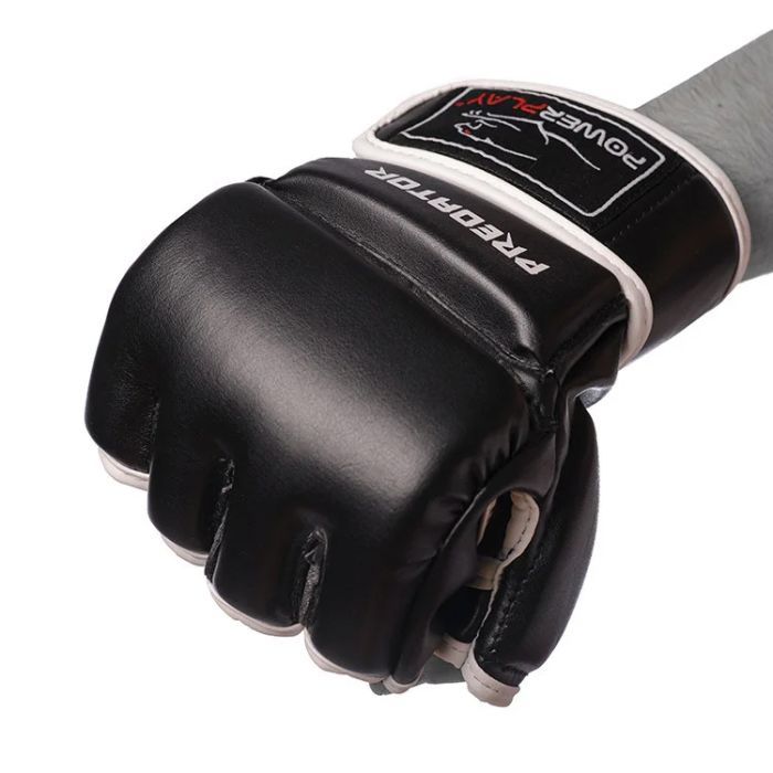 Рукавички для MMA PowerPlay 3056 XL Black (PP_3056_XL_Black) зображення 3