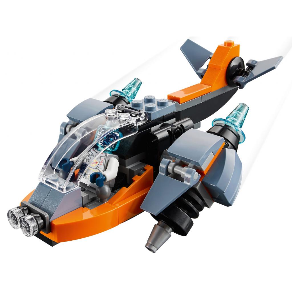 Конструктор LEGO Creator Кибердрон 113 деталей (31111) изображение 10