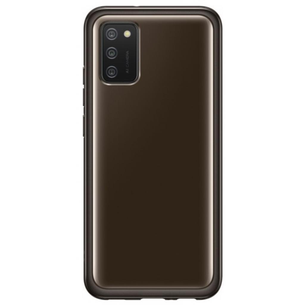 Чохол до мобільного телефона Samsung Soft Clear Cover Galaxy A02s (A025) Black (EF-QA025TBEGRU) зображення 2