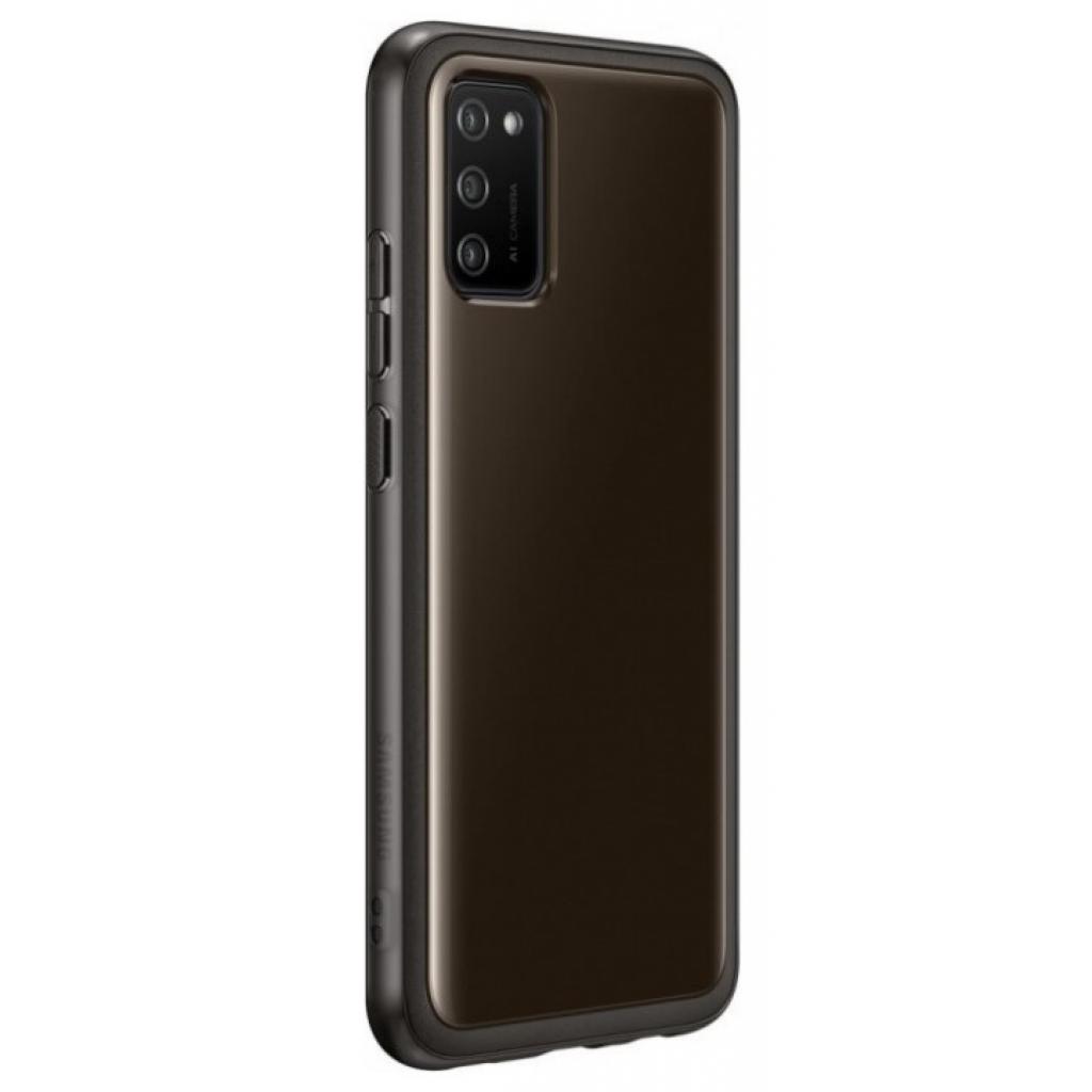 Чохол до мобільного телефона Samsung Soft Clear Cover Galaxy A02s (A025) Black (EF-QA025TBEGRU) зображення 3