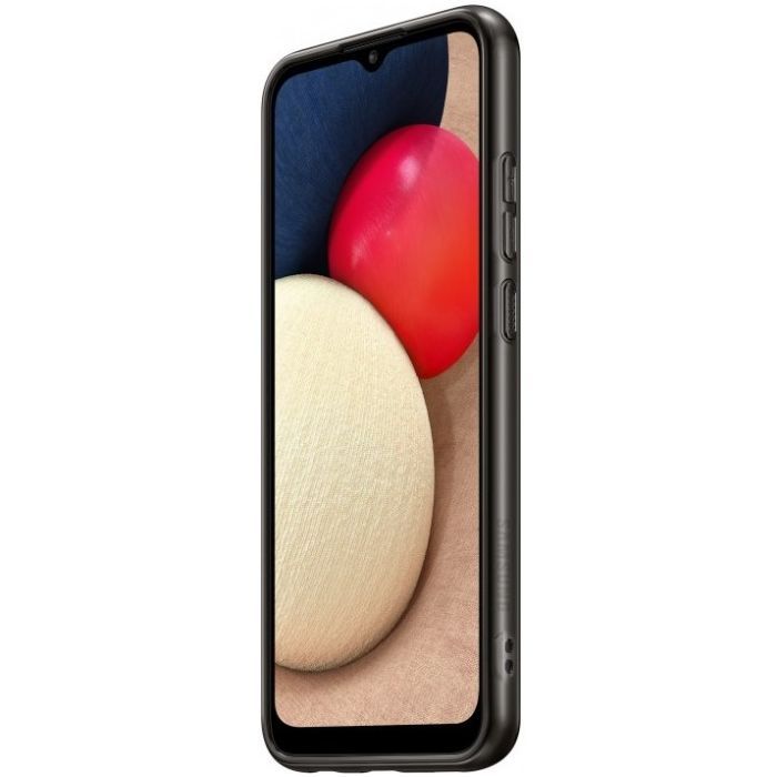 Чохол до мобільного телефона Samsung Soft Clear Cover Galaxy A02s (A025) Black (EF-QA025TBEGRU) зображення 4