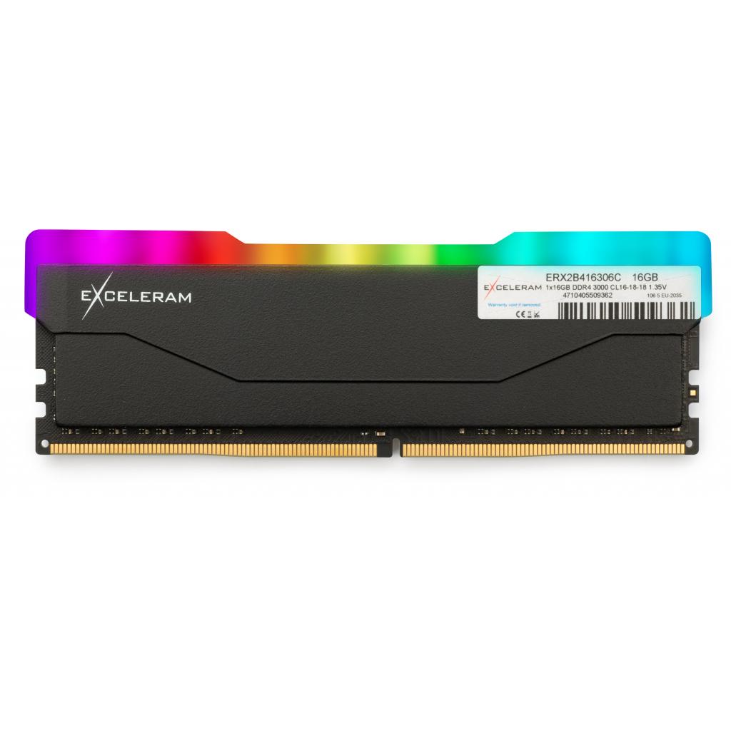 Модуль памяти для компьютера DDR4 16GB 3000 MHz RGB X2 Series Black eXceleram (ERX2B416306C)