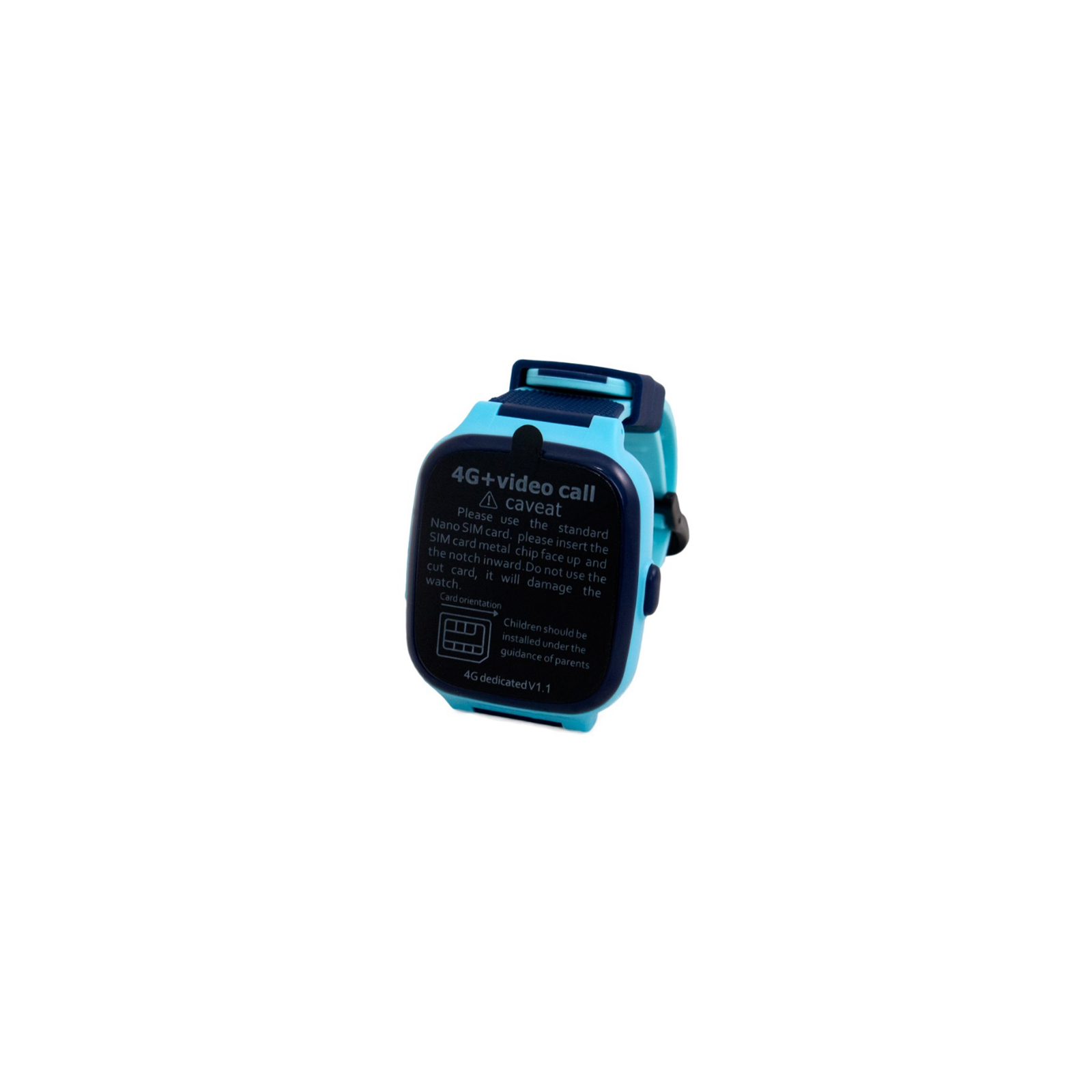 Смарт-часы Extradigital 4G WTC05 blue Kids smart watch-phone, GPS (ESW2305) изображение 3