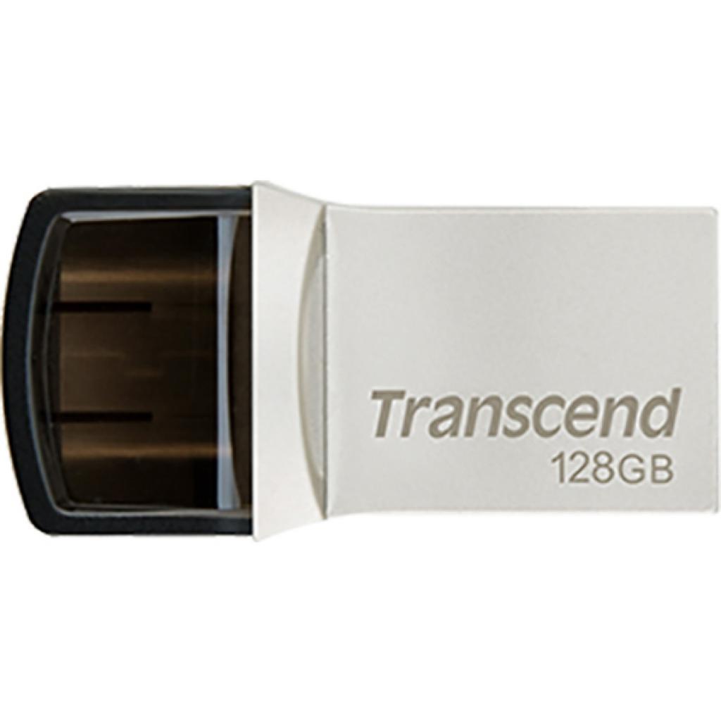 USB флеш накопичувач Transcend 16GB JetFlash 890S Silver USB 3.1 (TS16GJF890S)