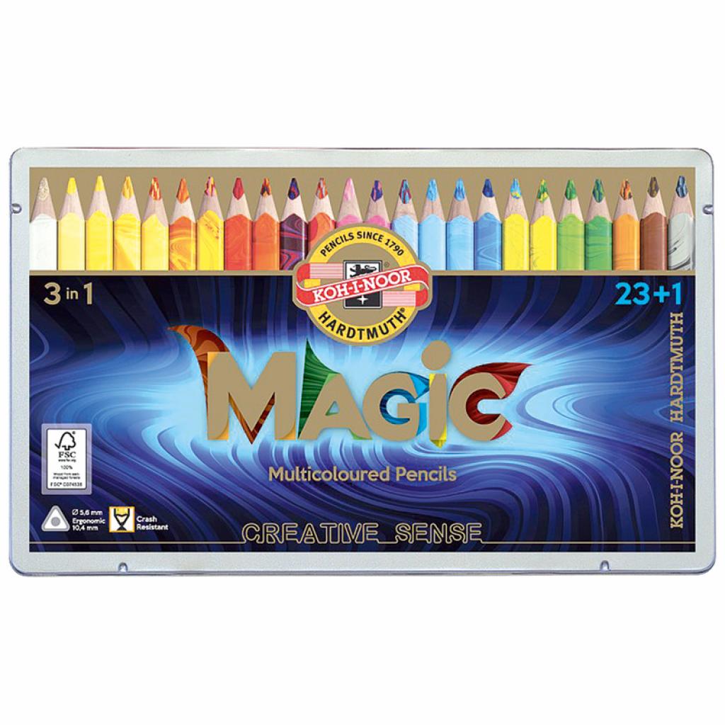 Карандаши цветные Koh-i-Noor Magic 23+1 цвет (340802)