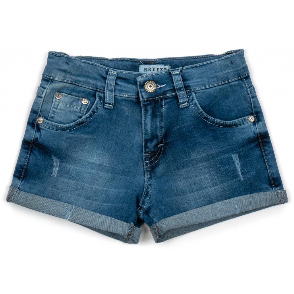 Шорты Breeze джинсовые (20228-140G-blue)