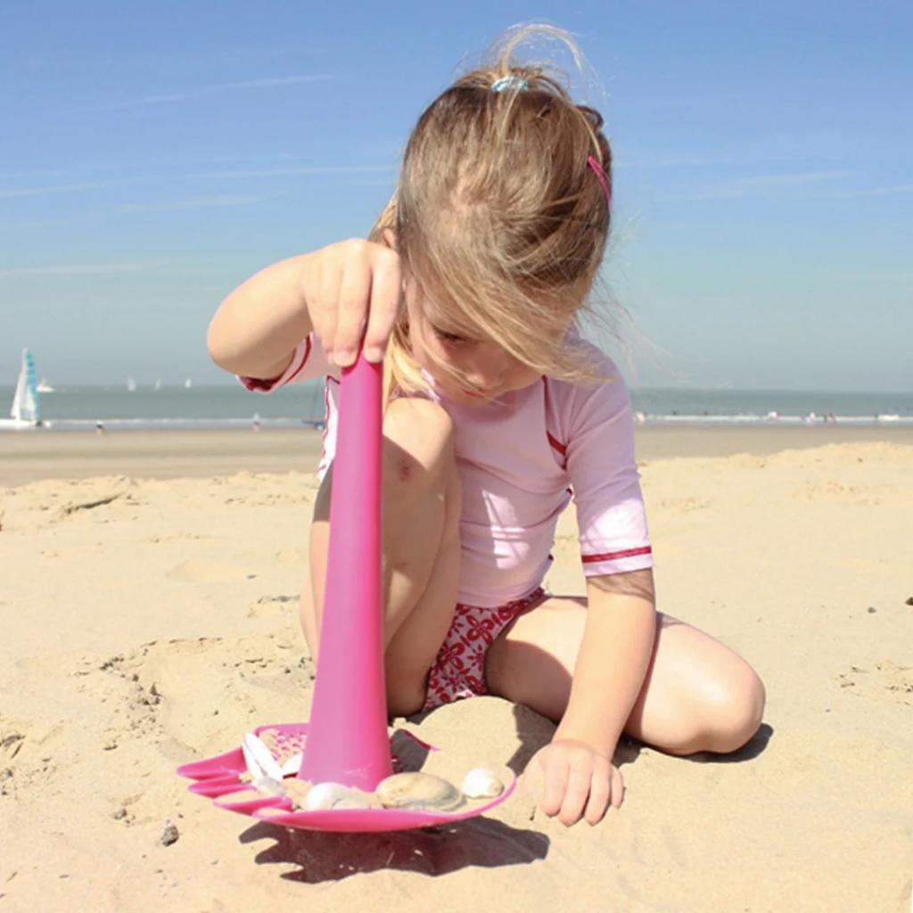 Іграшка для піску QUUT TRIPLET 4 в 1 для піска, снігу та води рожевий (170013) зображення 2