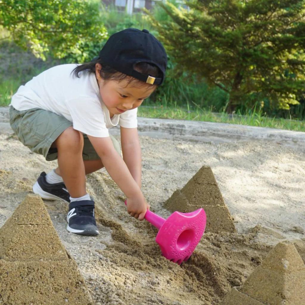 Іграшка для піску QUUT TRIPLET 4 в 1 для піска, снігу та води рожевий (170013) зображення 3