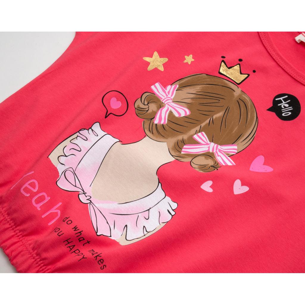 Набір дитячого одягу Breeze з принцесою (15756-128G-pink) зображення 7
