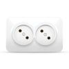 Розетка Videx BINERA IP20 зовнішня 2ая біла (VF-BNS22-W) зображення 2