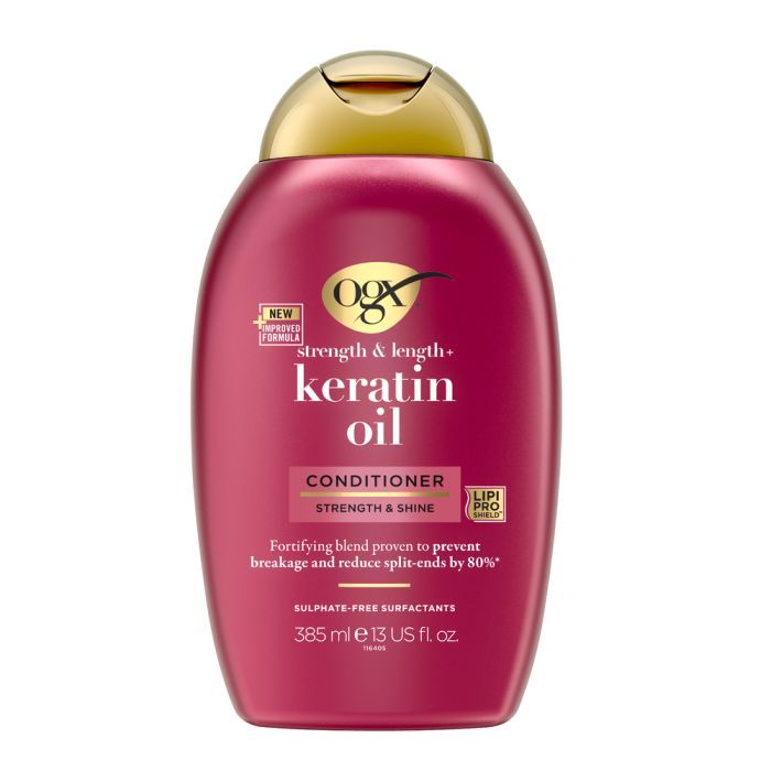 Кондиционер для волос OGX Keratin Oil против ломкости с кератиновым маслом 385 мл (0022796977526)
