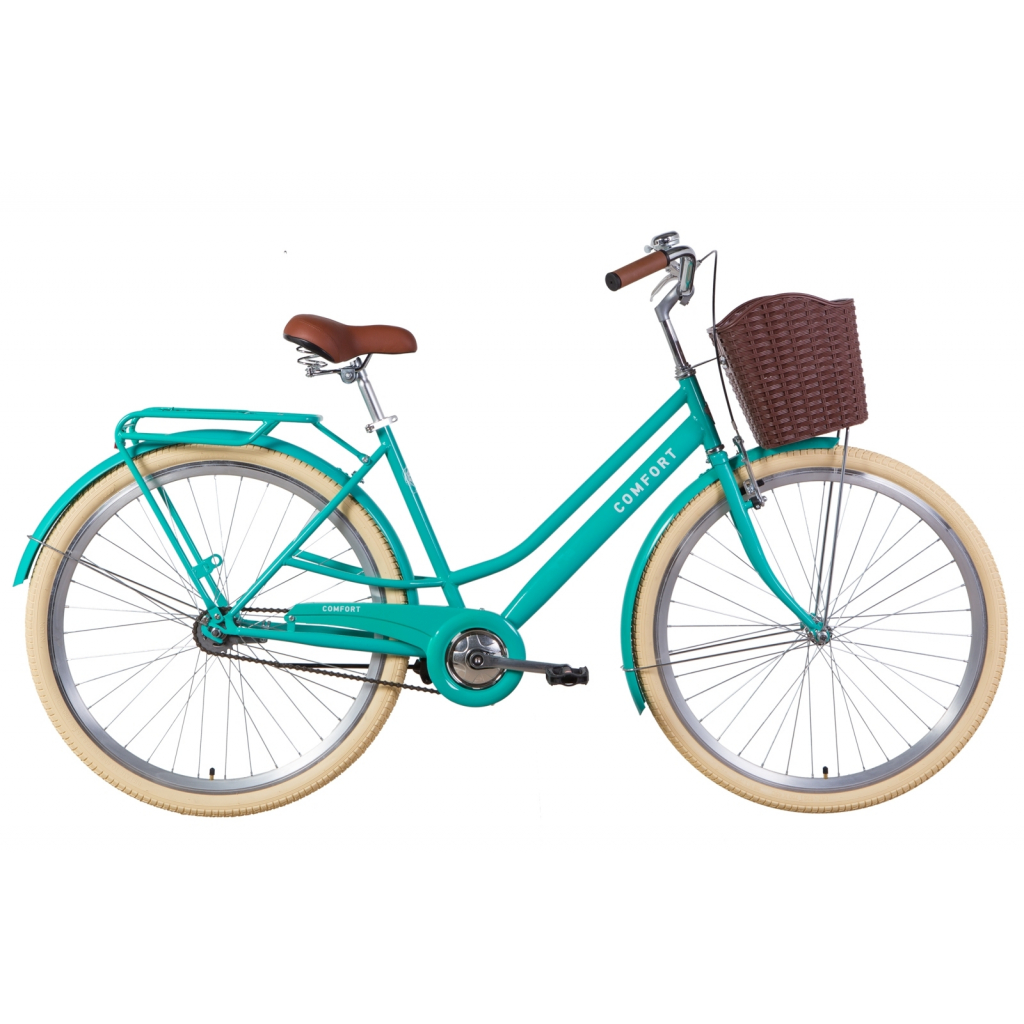 Велосипед Dorozhnik 28" COMFORT FEMALE рама-19,5" 2021 Turquoise (OPS-D-28-195)