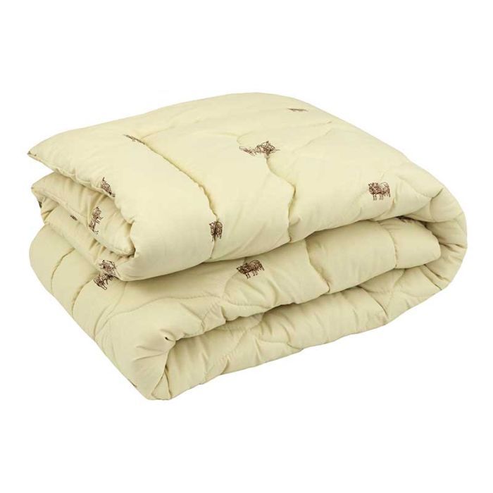 Одеяло Руно Шерстяное Комфорт плюс Sheep в микрофибре 155х210 см (317.52ШК+У_Sheep)