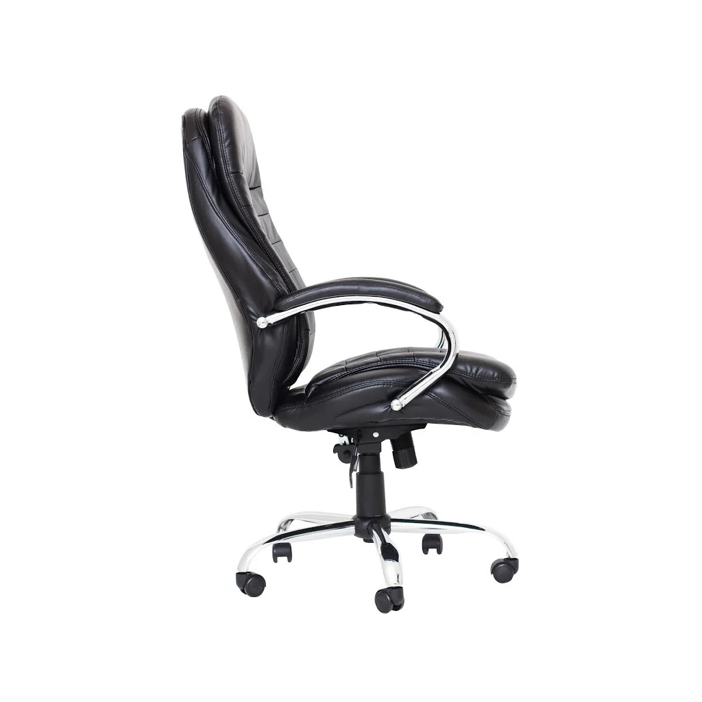 Офисное кресло Richman Валенсия В хром к/з чорний (ADD0000018) изображение 3