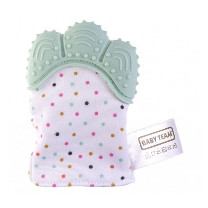 Прорізувач Baby Team рукавичка (4090_бірюзовий)