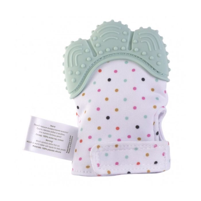 Прорізувач Baby Team рукавичка (4090_бірюзовий) зображення 2