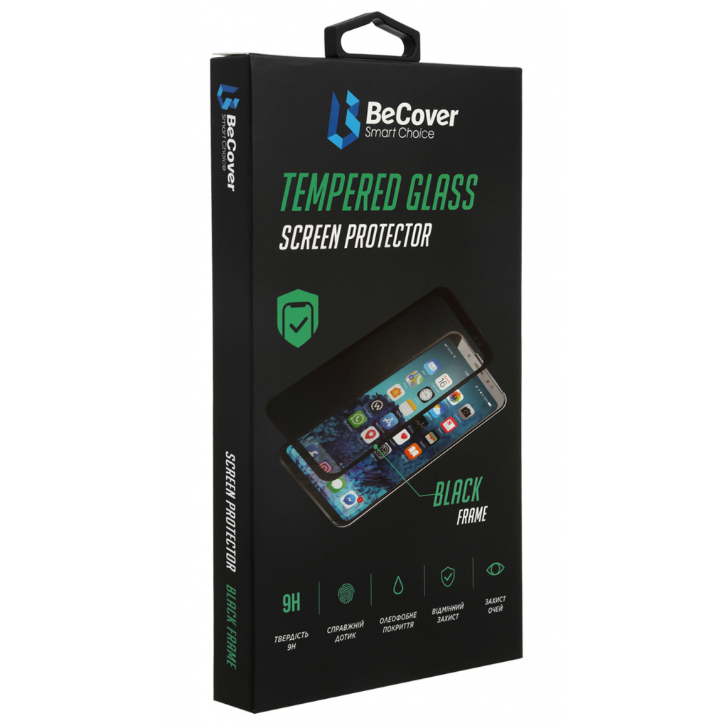 Скло захисне BeCover Apple iPhone 13 Pro Max Black (706664)