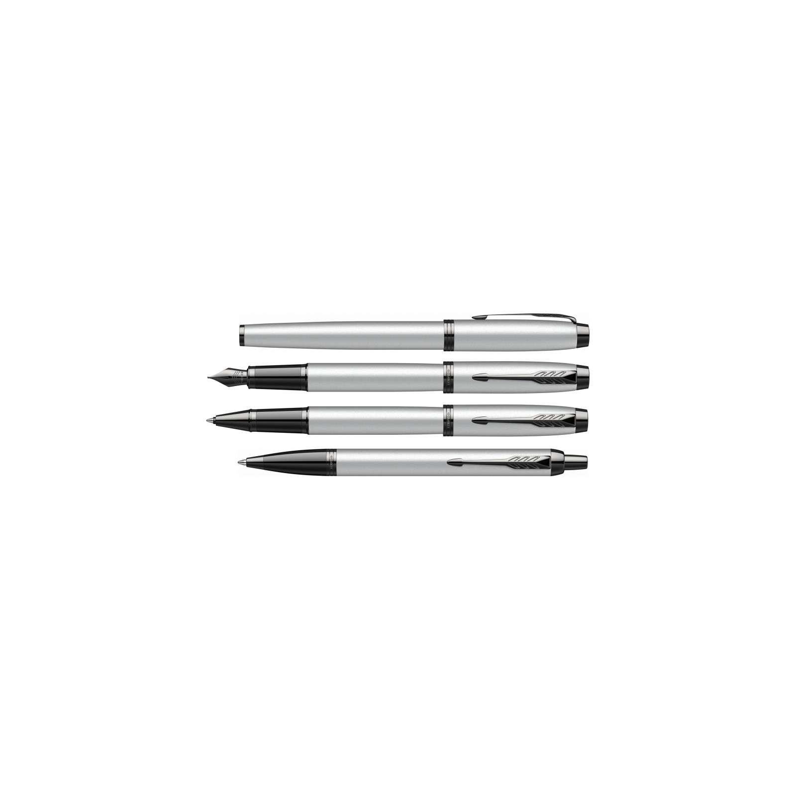 Ручка перьевая Parker IM 17 Achromatic Grey BT  FP F (22 811) изображение 4