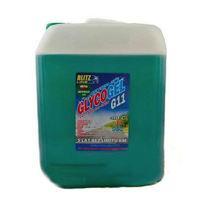 Антифриз Blitz Line концентрат Glycogel G11 -80C зел, 10л (11,5кг.) (76685)