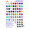 Набір для творчості Hama кольорових намистин 3000 шт, 22 кол. термомозаіка (201-67) зображення 2