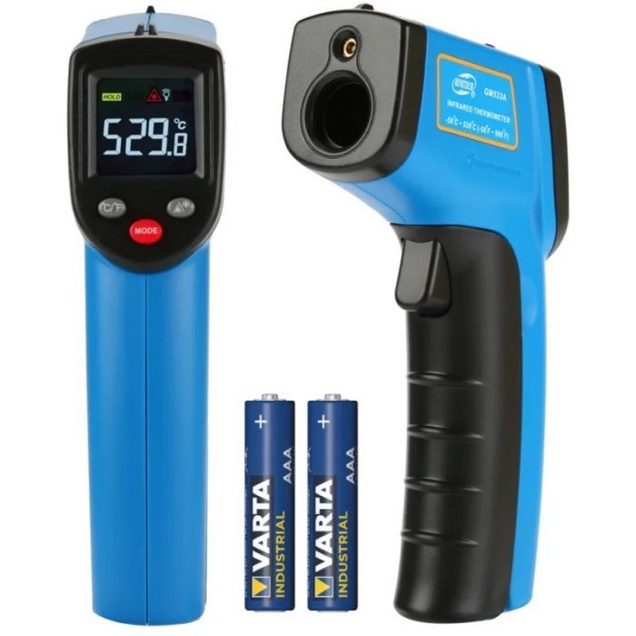 Пірометр Benetech -50-530C (GM533A) зображення 5