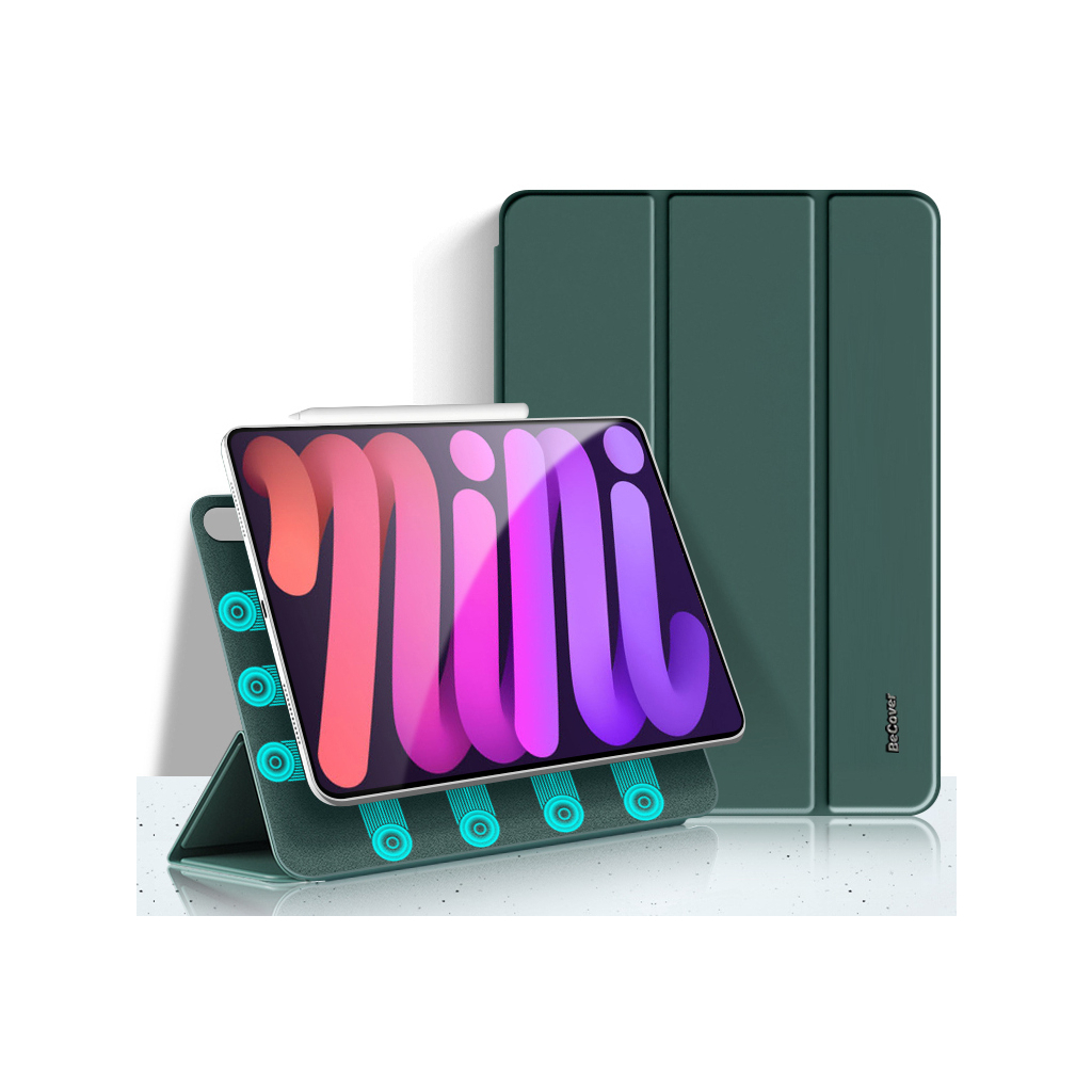 Чехол для планшета BeCover Magnetic Apple iPad mini 6 2021 Dark Green (706837) изображение 3