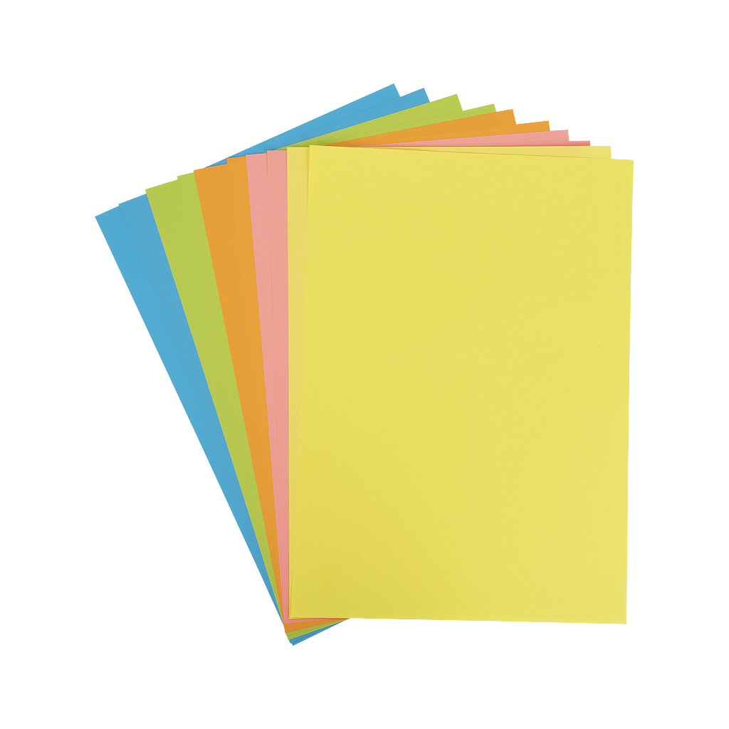 Цветная бумага Kite А4 двухсторонний неоновый, 10 листов/5 цветов (HW21-252) изображение 3