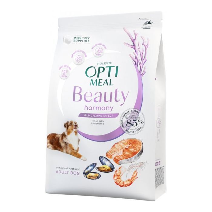 Сухой корм для собак Optimeal Beauty Harmony беззерновой на основе морепродуктов 10 кг (4820215366847)
