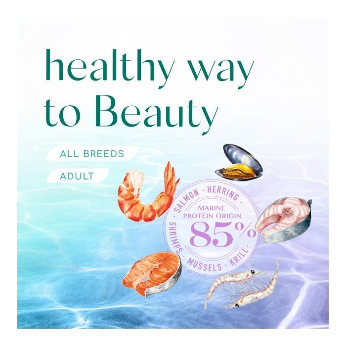 Сухой корм для собак Optimeal Beauty Harmony беззерновой на основе морепродуктов 10 кг (4820215366847) изображение 8