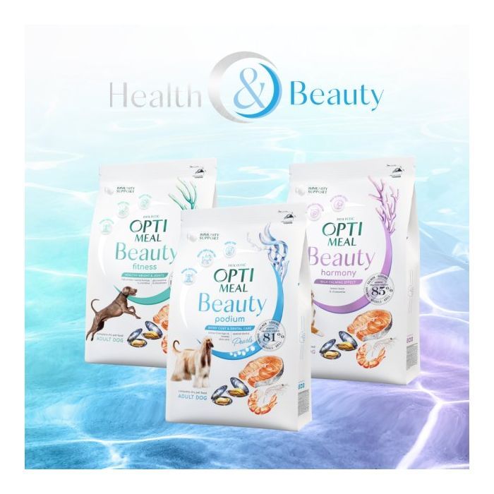 Сухой корм для собак Optimeal Beauty Harmony беззерновой на основе морепродуктов 10 кг (4820215366847) изображение 9