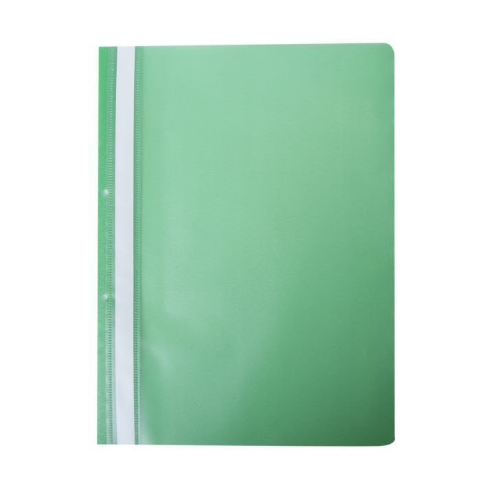 Папка-скоросшиватель Buromax с прозрачным верхом и перфорацией A4 Зеленый (BM.3314-04)