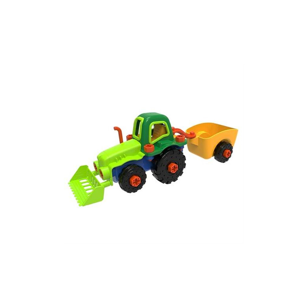 Конструктор EDU-Toys Трактор с инструментами (JS030) изображение 2