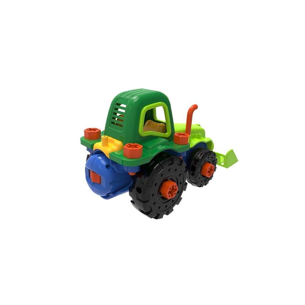 Конструктор EDU-Toys Трактор с инструментами (JS030) изображение 3