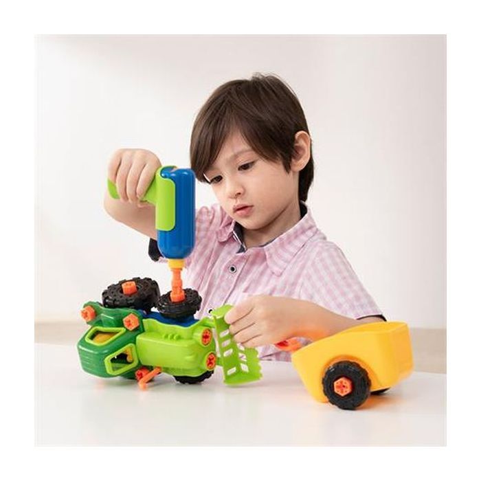 Конструктор EDU-Toys Трактор з інструментами (JS030) зображення 7