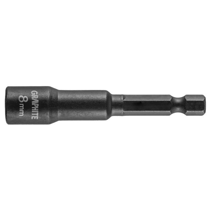 Головка торцевая Graphite ударная с магнитом, 8 мм, сталь S2 (56H551)