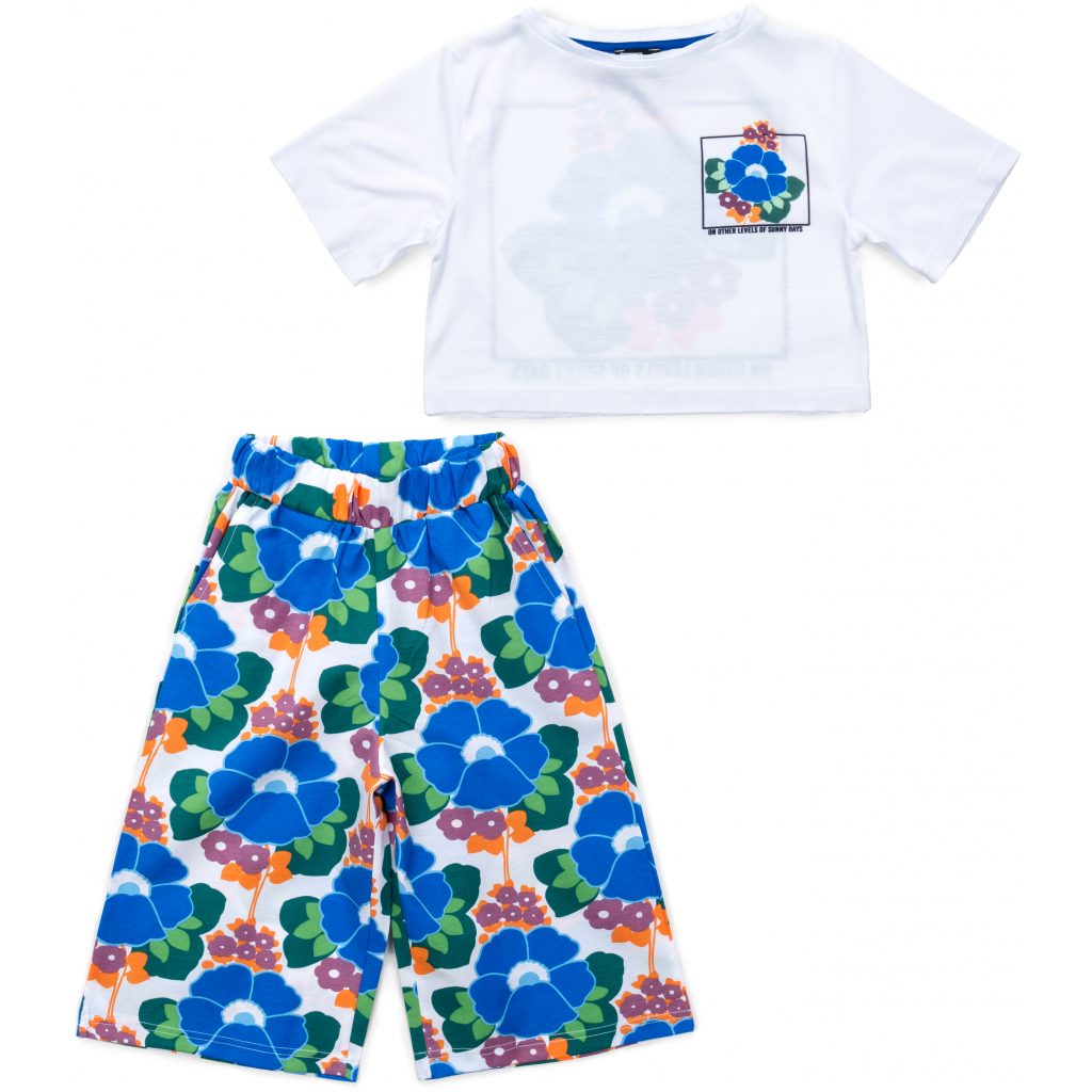 Набор детской одежды Cloise с палаццо (CL0134032-CL0154007-128G-blue)