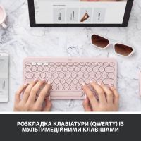 Клавиатура Logitech K380 Multi-Device Bluetooth Rose (920-010569) изображение 2