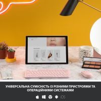 Клавиатура Logitech K380 Multi-Device Bluetooth Rose (920-010569) изображение 4