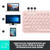 Клавиатура Logitech K380 Multi-Device Bluetooth Rose (920-010569) изображение 7