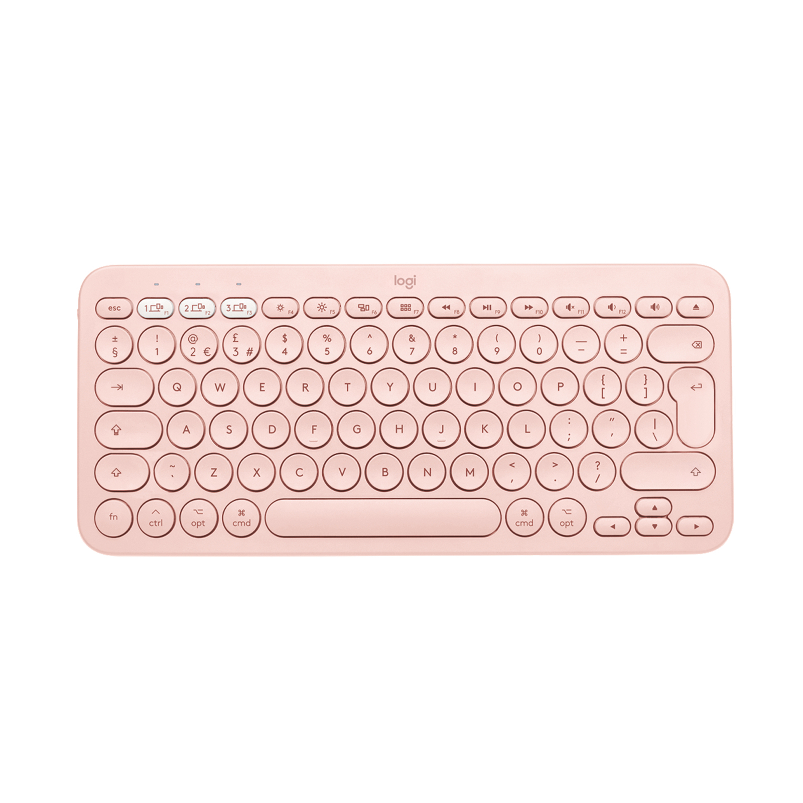 Клавіатура Logitech K380 Multi-Device Bluetooth Rose (920-010569)