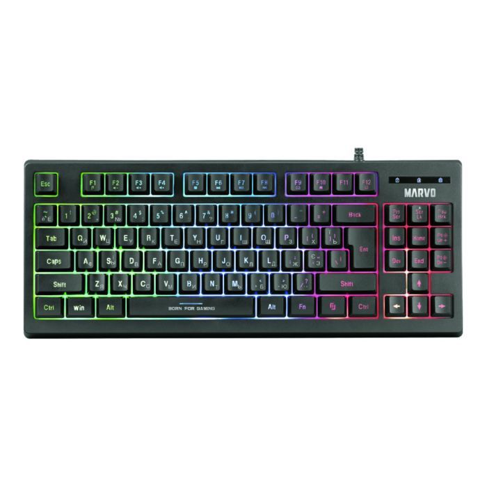 Клавиатура Marvo K607 3 colors-LED USB (K607)