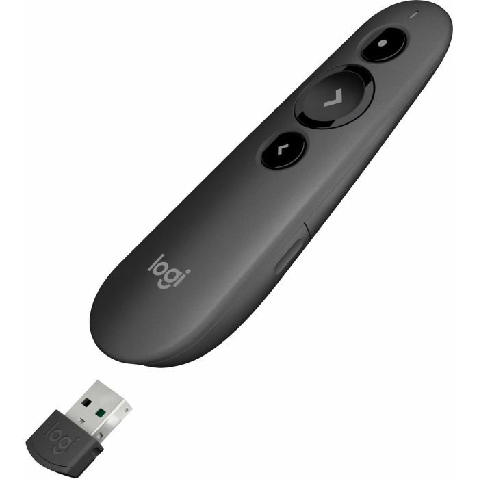 Презентер Logitech R500s Laser Pointer Presentation Remote Graphite (910-005843) зображення 3