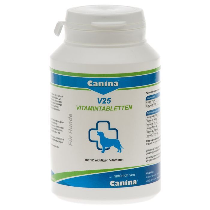 Вітаміни для собак Canina Полівітамінний комплекс V25 30 таблеток (4027565110100)