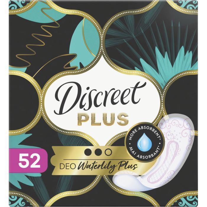 Щоденні прокладки Discreet ZonePlus Deo Waterlilly 52 шт. (8006540231746/8700216154789)