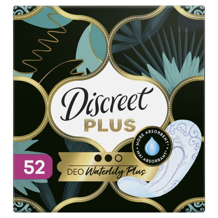 Ежедневные прокладки Discreet ZonePlus Deo Waterlilly 52 шт. (8006540231746/8700216154789) изображение 2