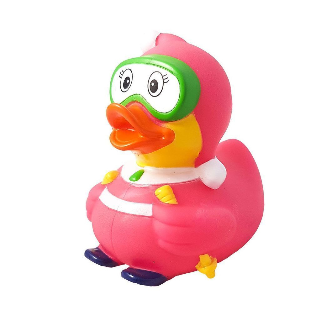 Игрушка для ванной Funny Ducks Утка Лыжница розовая (L1635)
