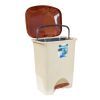 Контейнер для сміття Irak Plastik Stella з педаллю бежевий 45 л (4572) зображення 2
